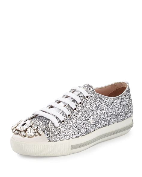 miu miu shoes glitter|Glitter Miu Miu Shoes for Women .